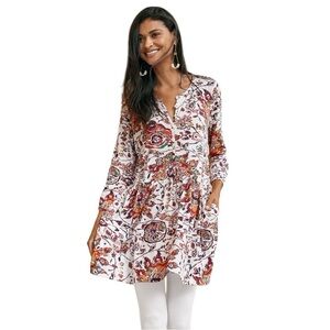 Peruvian Connection Goa Tunic Jersey Top